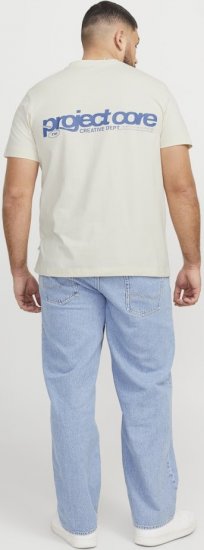 Jack & Jones Union Front & Back Print Crew Neck T-Shirt Yellow - Μακό μπλουζάκια - Aνδρικά μπλουζεσ μεγάλα μεγέθη