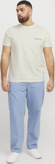 Jack & Jones Union Front & Back Print Crew Neck T-Shirt Yellow - Μακό μπλουζάκια - Aνδρικά μπλουζεσ μεγάλα μεγέθη