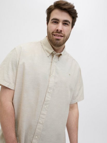 Jack & Jones Summer Shield Short Sleeve Shirt White Pepper - Πουκάμισα - Aνδρικά πουκαμισα μεγαλα μεγάλα μεγέθη