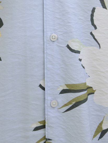 Jack & Jones Vira Marshall AOP Short Sleeve Shirt Skyway - Πουκάμισα - Aνδρικά πουκαμισα μεγαλα μεγάλα μεγέθη