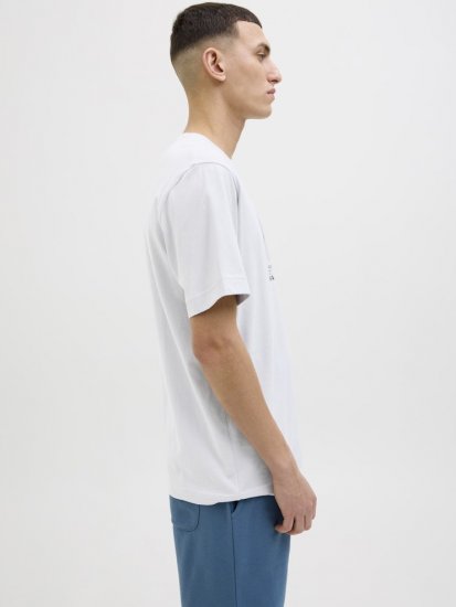 Jack & Jones Calma Crew Neck T-Shirt Gray Dawn - Μακό μπλουζάκια - Aνδρικά μπλουζεσ μεγάλα μεγέθη