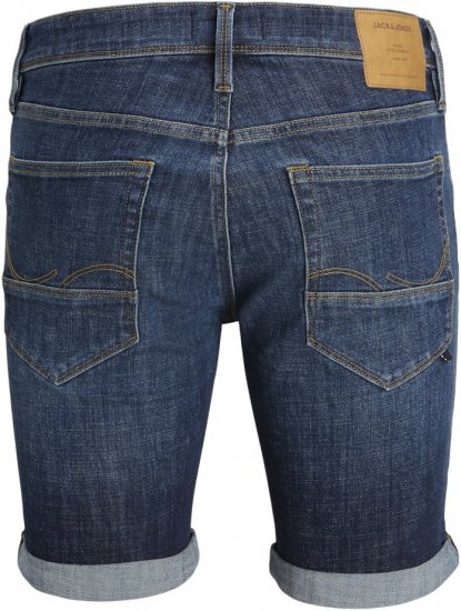 Jack & Jones Rick Fox Shorts GE 237 Blue Denim - Σορτς - Aνδρικεσ βερμουδεσ μεγαλα μεγάλα μεγέθη