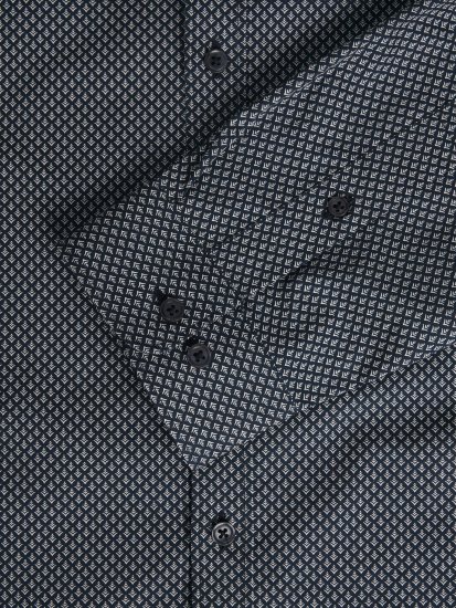 Jack & Jones JPRBLACARDIFF Print LS Shirt Navy - Πουκάμισα - Aνδρικά πουκαμισα μεγαλα μεγάλα μεγέθη