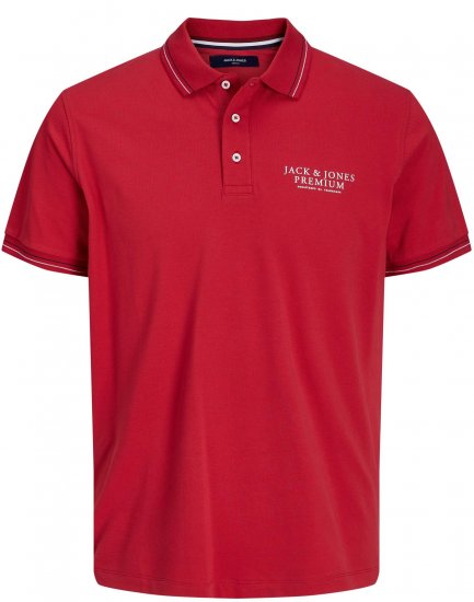 Jack & Jones JPRBLUARCHIE Polo Scarlet Smile - Πόλο μπλουζάκια - Aνδρικά μπλουζακια πολο μεγάλα μεγέθη