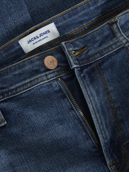 Jack & Jones JJILIAM JJORIGINAL SQ 223 Jeans Blue Denim - Τζιν και παντελόνια - Aνδρικα τζιν παντελόνια μεγάλα μεγέθη