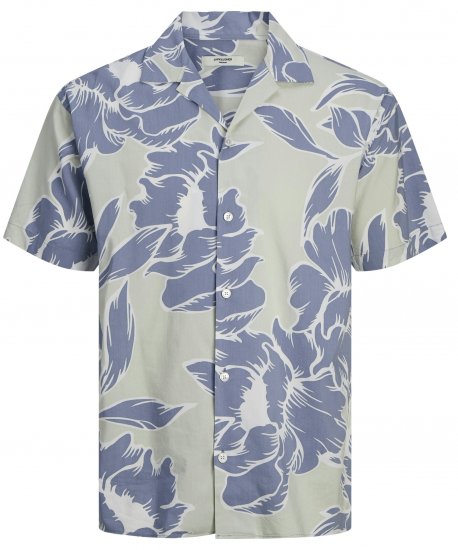 Jack & Jones JPRBLAPALMA RESORT Shirt Green Tint - Πουκάμισα - Aνδρικά πουκαμισα μεγαλα μεγάλα μεγέθη