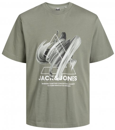 Jack & Jones JCOTINT T-Shirt Agave Green - Μακό μπλουζάκια - Aνδρικά μπλουζεσ μεγάλα μεγέθη