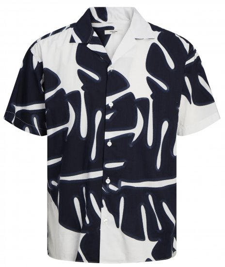 Jack & Jones JPRBLAPALMA RESORT Shirt Snow White - Πουκάμισα - Aνδρικά πουκαμισα μεγαλα μεγάλα μεγέθη