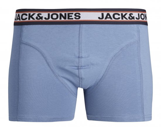 Jack & Jones JACMARCO SOLID Trunks 3-Pack Coronet Blue - Εσώρουχα/Μαγιό - Aνδρικά Εσώρουχα μεγάλα μεγέθη