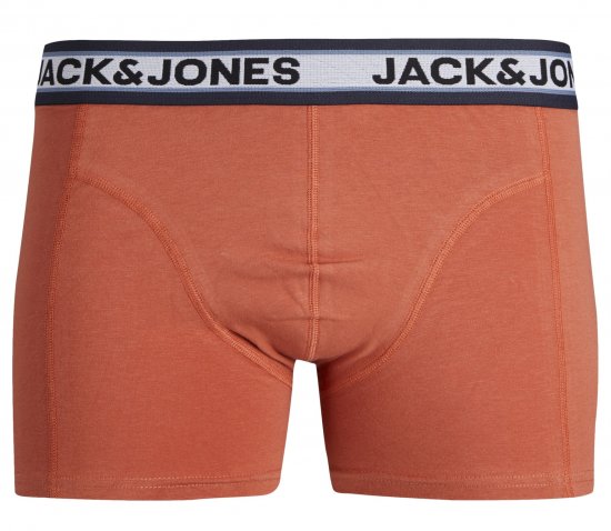 Jack & Jones JACMARCO SOLID Trunks 3-Pack Coronet Blue - Εσώρουχα/Μαγιό - Aνδρικά Εσώρουχα μεγάλα μεγέθη