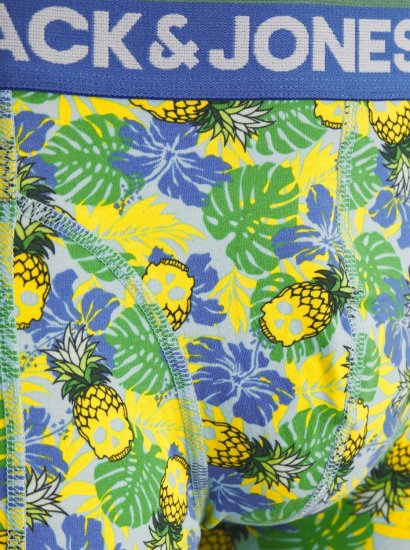 Jack & Jones JACPINEAPPLE SKULL TRUNKS 3 PACK Palace Blue - Μποξεράκια - μποξερακια ανδρικά μεγάλα μεγέθη