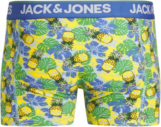 Jack & Jones JACPINEAPPLE SKULL TRUNKS 3 PACK Palace Blue - Μποξεράκια - μποξερακια ανδρικά μεγάλα μεγέθη