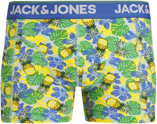 Jack & Jones JACPINEAPPLE SKULL TRUNKS 3 PACK Palace Blue - Μποξεράκια - μποξερακια ανδρικά μεγάλα μεγέθη