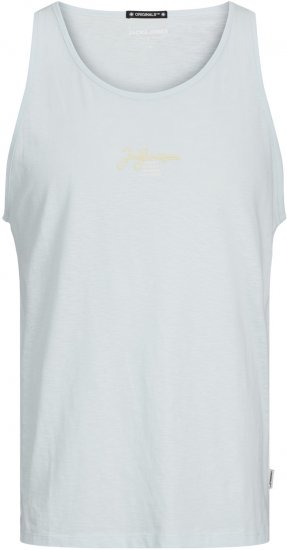 Jack & Jones JORARUBA BRANDING TANK TOP Skylight - Μακό μπλουζάκια - Aνδρικά μπλουζεσ μεγάλα μεγέθη