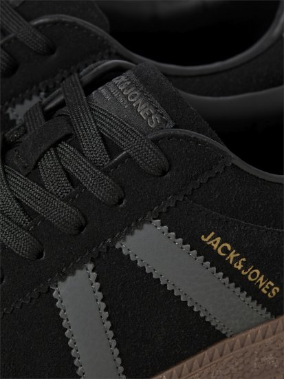 Jack & Jones Kirk International Campaign Sneakers Black/Asphalt - Ανδρικά Παπούτσια 40-52 - 