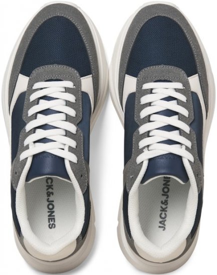 Jack & Jones Waspire Sneakers Grey/NAVY BLAZER - Ανδρικά Παπούτσια 40-52 - 