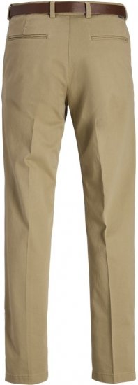 Jack & Jones Ollie Franco Chino Pants with Belt Brown - Τζιν και παντελόνια - Aνδρικα τζιν παντελόνια μεγάλα μεγέθη