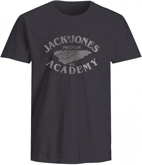 Jack & Jones Freddy Crew Neck T-Shirt Blue - Μακό μπλουζάκια - Aνδρικά μπλουζεσ μεγάλα μεγέθη