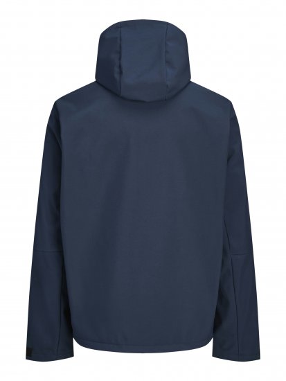Jack & Jones North Μπουφάν softshell σκούρο μπλε - Μπουφάν - Aνδρικά μπουφαν μεγάλα μεγέθη