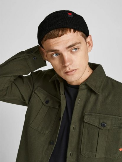 Jack & Jones RDD Royal Σκούφος Μαύρο - Σκούφοι - 
