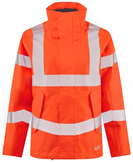 Leo Rosemoor EcoViz 15K Performance+ Breathable Women's Jacket Hi-Vis Orange - Ρούχα εργασίας - 