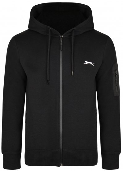 Slazenger Joe Hoodie Black - φούτερ/Φούτερ με κουκούλα - φούτερ/Φούτερ με κουκούλα ανδρικά μεγάλα μεγέθη 