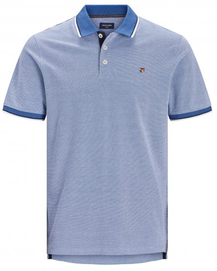 Jack & Jones JPRBLUWIN Polo Bright Cobalt - Πόλο μπλουζάκια - Aνδρικά μπλουζακια πολο μεγάλα μεγέθη