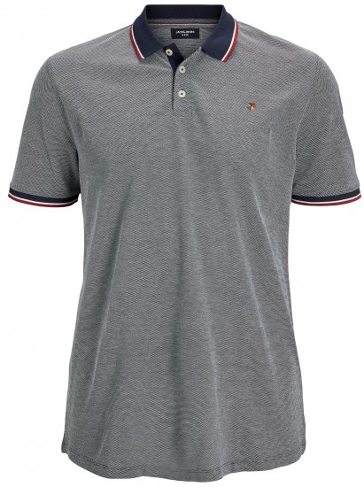 Jack & Jones JPRBLUWIN Polo Mood Indigo - Πόλο μπλουζάκια - Aνδρικά μπλουζακια πολο μεγάλα μεγέθη