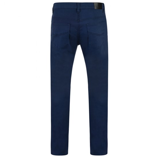 Kam Jeans Alba 5-pocket Stretch Chinos Navy - Τζιν και παντελόνια - Aνδρικα τζιν παντελόνια μεγάλα μεγέθη
