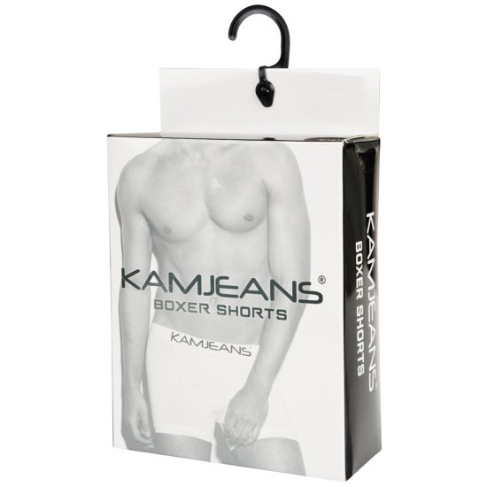 Kam Jeans Boxershorts Black and Navy 2-Pack - Εσώρουχα/Μαγιό - Aνδρικά Εσώρουχα μεγάλα μεγέθη