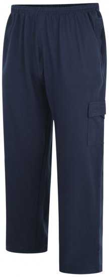 Kam Jeans Lightweight Sweatpants with Cargo pocket Navy - Αθλητικές φόρμες/σορτσάκια - Αθλητικές Φόρμες ανδρικεσ μεγάλα μεγέθη