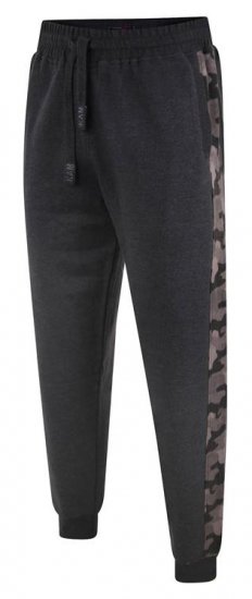 Kam Jeans 236 Panelled Camo Jog Bottoms Charcoal - Αθλητικές φόρμες/σορτσάκια - Αθλητικές Φόρμες ανδρικεσ μεγάλα μεγέθη
