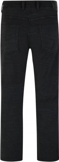 Kam Jeans 264 Slub Weave 5 Pocket Stretch Pants Charcoal - Τζιν και παντελόνια - Aνδρικα τζιν παντελόνια μεγάλα μεγέθη