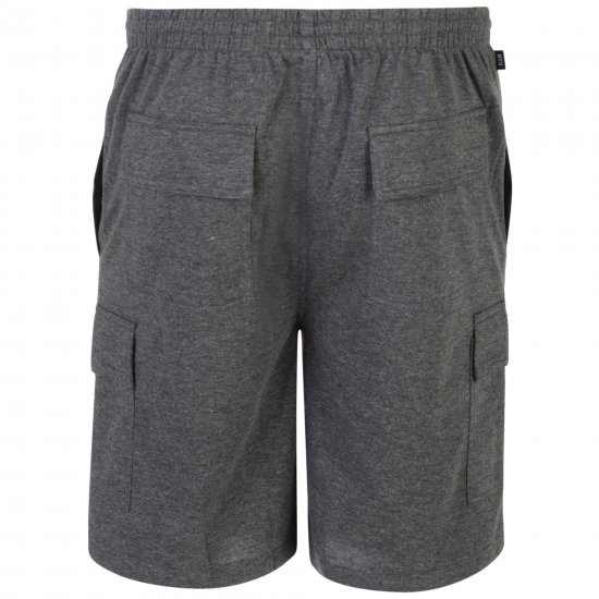 Kam Jeans Cargo Jogger shorts Grey - Αθλητικές φόρμες/σορτσάκια - Αθλητικές Φόρμες ανδρικεσ μεγάλα μεγέθη