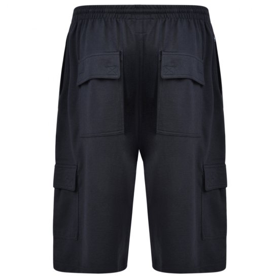 Kam Jeans Cargo Jogger shorts Black - Αθλητικές φόρμες/σορτσάκια - Αθλητικές Φόρμες ανδρικεσ μεγάλα μεγέθη