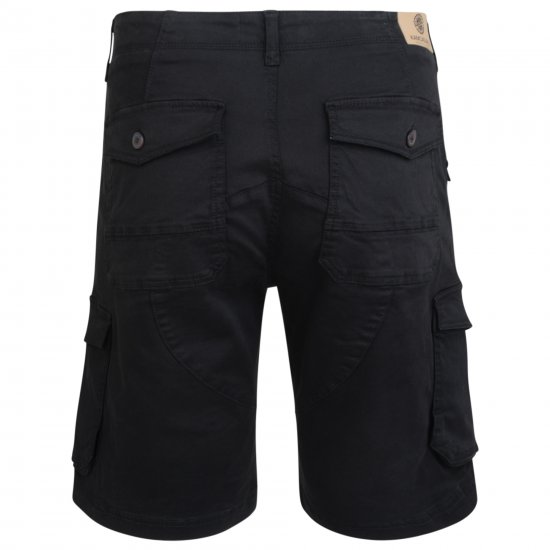 Kam Jeans 320 Cargoshorts Black - Σορτς - Aνδρικεσ βερμουδεσ μεγαλα μεγάλα μεγέθη