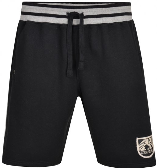 Kam Jeans 327 Jersey Shorts Black - Αθλητικές φόρμες/σορτσάκια - Αθλητικές Φόρμες ανδρικεσ μεγάλα μεγέθη