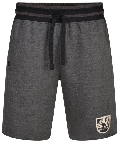 Kam Jeans 327 Jersey Shorts Charcoal - Αθλητικές φόρμες/σορτσάκια - Αθλητικές Φόρμες ανδρικεσ μεγάλα μεγέθη