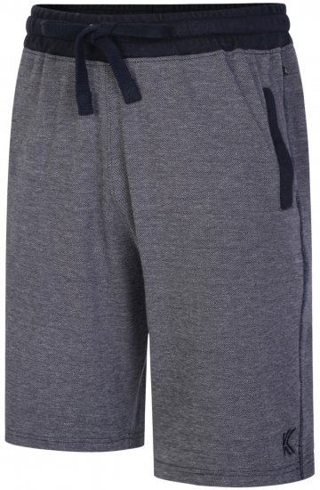Kam Jeans 3304 Terry Contrast Shorts Indigo - Αθλητικές φόρμες/σορτσάκια - Αθλητικές Φόρμες ανδρικεσ μεγάλα μεγέθη