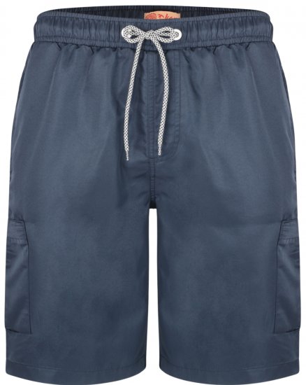 Kam Jeans 334 Cargo Swim Shorts Navy - Εσώρουχα/Μαγιό - Aνδρικά Εσώρουχα μεγάλα μεγέθη