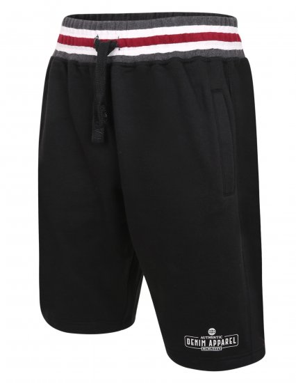 Kam Jeans 344 Jogger Shorts Black - Αθλητικές φόρμες/σορτσάκια - Αθλητικές Φόρμες ανδρικεσ μεγάλα μεγέθη