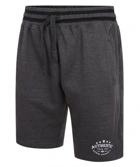 Kam Jeans 345 Authentic Shorts Charcoal - Αθλητικές φόρμες/σορτσάκια - Αθλητικές Φόρμες ανδρικεσ μεγάλα μεγέθη