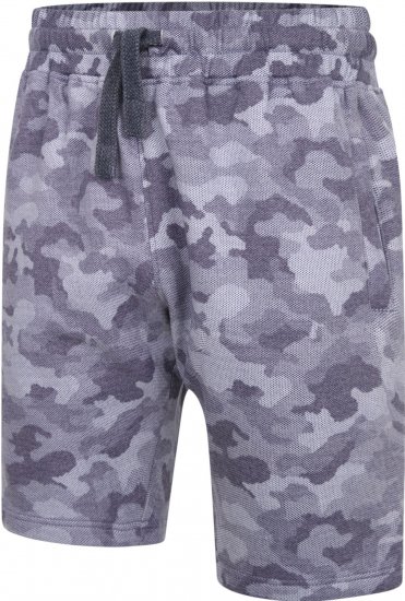 Kam Jeans 346 Camo Sweat Shorts Indigo TALL SIZES - ΑΝΔΡΙΚΑ ΡΟΥΧΑ MT-6XLT - Μεγέθη TALL