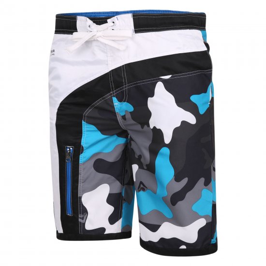 Kam Jeans 348 Camo Swimmers Black - Εσώρουχα/Μαγιό - Aνδρικά Εσώρουχα μεγάλα μεγέθη