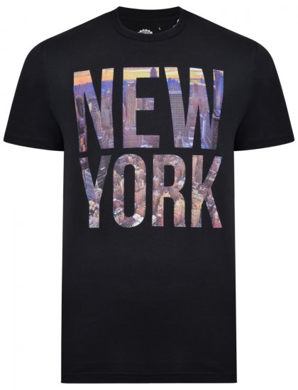 Kam Jeans 5257 T-shirt Navy - Μακό μπλουζάκια - Aνδρικά μπλουζεσ μεγάλα μεγέθη