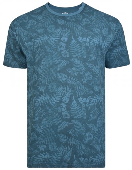 Kam Jeans 5261 T-shirt Denim - Μακό μπλουζάκια - Aνδρικά μπλουζεσ μεγάλα μεγέθη