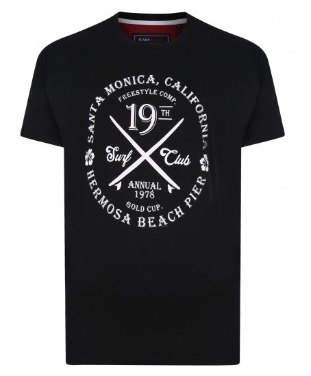 Kam Jeans 5331 Twin pack California Tee - Μακό μπλουζάκια - Aνδρικά μπλουζεσ μεγάλα μεγέθη