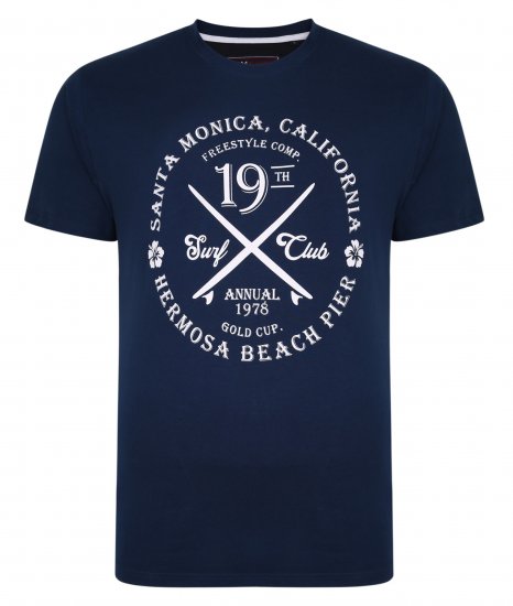 Kam Jeans 5331 Twin pack California Tee - Μακό μπλουζάκια - Aνδρικά μπλουζεσ μεγάλα μεγέθη