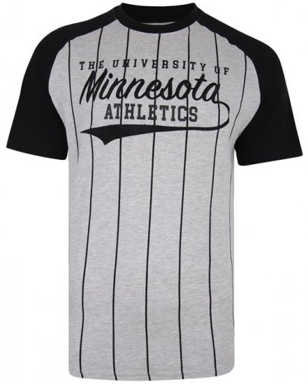 Kam Jeans 5362 Minnesota Baseball T-shirt - Μακό μπλουζάκια - Aνδρικά μπλουζεσ μεγάλα μεγέθη