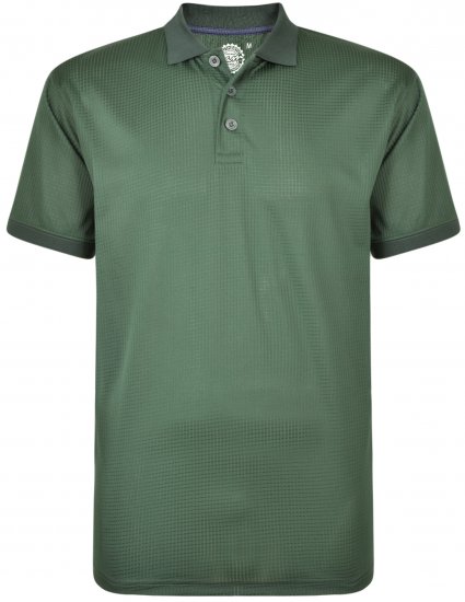 Kam Jeans Technical Lightweight Polo Forest Green - Αθλητικά ρούχα & Outdoor - Aθλητικα ρούχα μεγάλα μεγέθη ανδρικά
